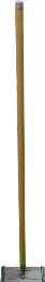Metal Pole Sander w/ 48'' Wood Pole