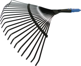 Large fan rake